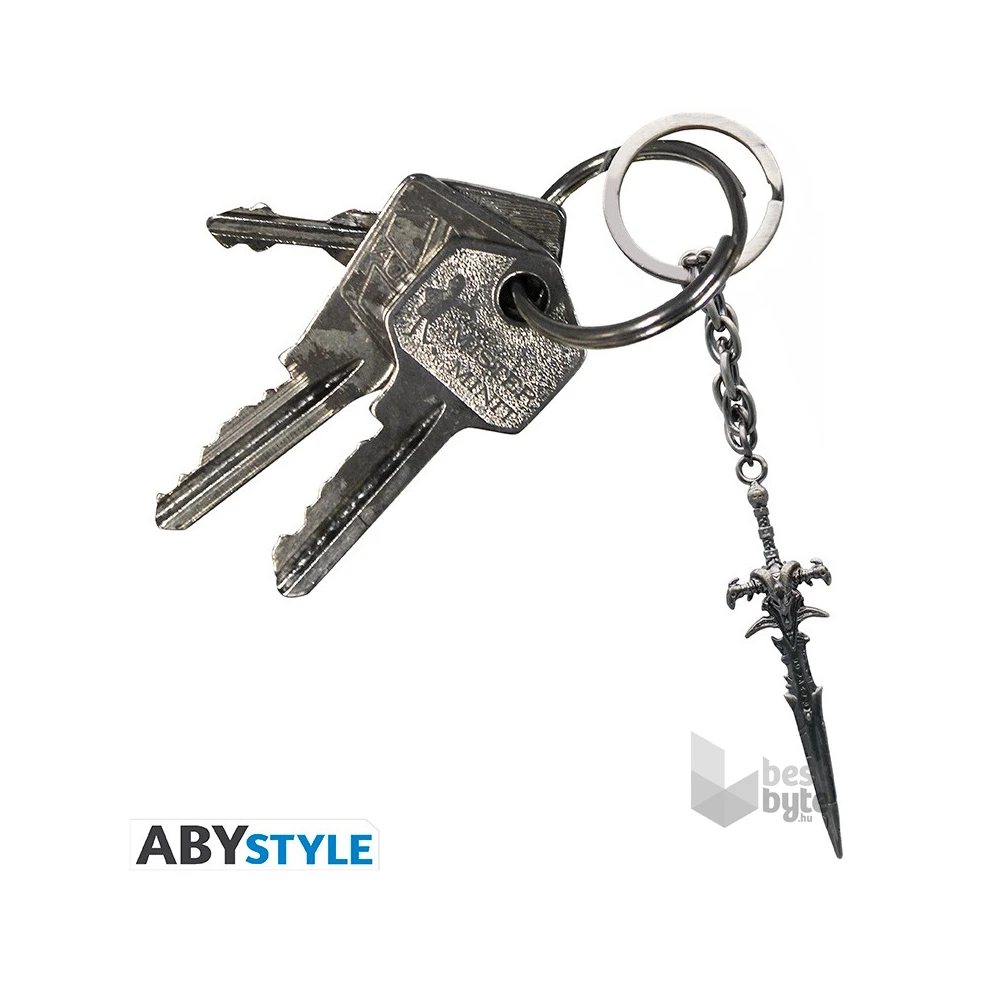 World of Warcraft "Frostmourne" 3D fém kulcstartó