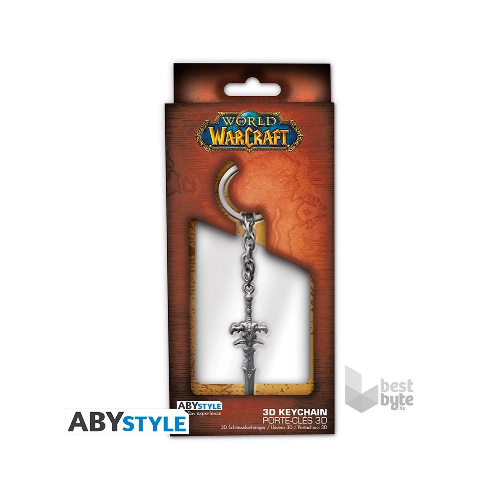 World of Warcraft "Frostmourne" 3D fém kulcstartó