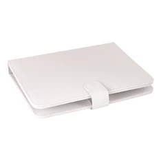 Wpower fehér sima billentyűzetes 10" tablet tok