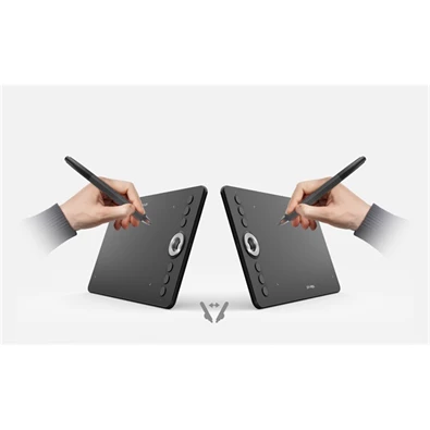 XP-PEN Deco 02 (10"x5,63", 5080 LPI, PS 8192, 266 RPS, 6 gomb, USB-C) grafikus tábla