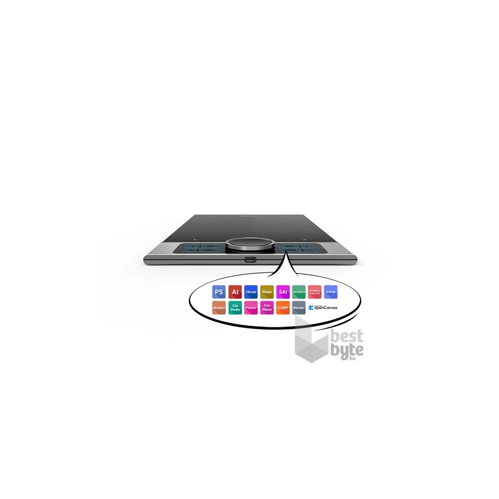 XP-PEN Deco Pro M (11"x6", 5080 LPI, PS 8192, 200 RPS, 8 gomb, USB-C) grafikus tábla