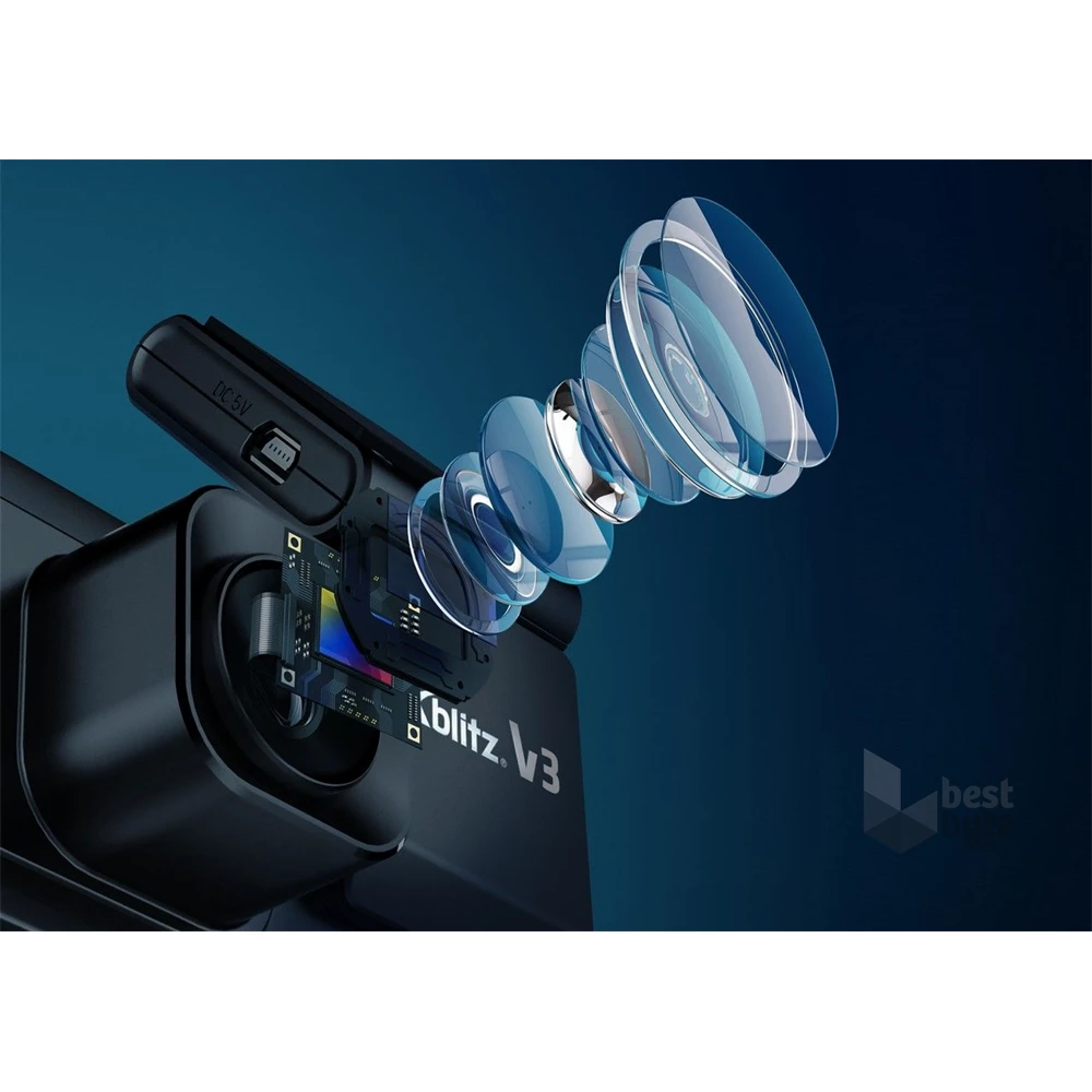 Xblitz V3 Magnetic 4K menetrögzitő kamera