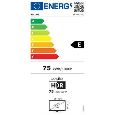 Xiaomi 65" ELA5485EU A PRO 2025 4K UHD Smart QLED TV (Újracsomagolt)