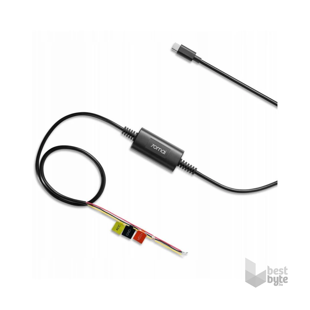 Xiaomi 70mai Hardwire Kit bekötő kábel Midrive UP03 (Type-C)
