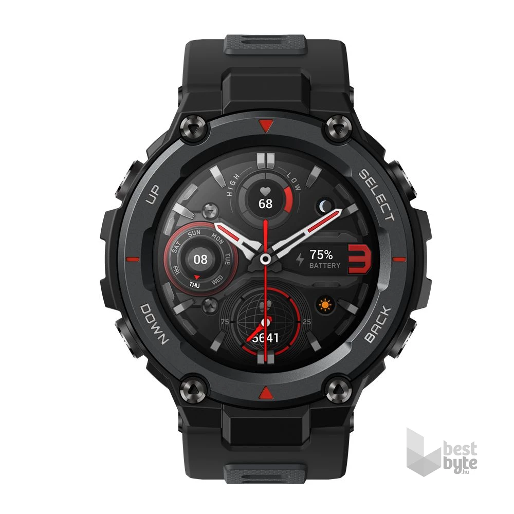 Amazfit T-Rex Pro fekete okosóra