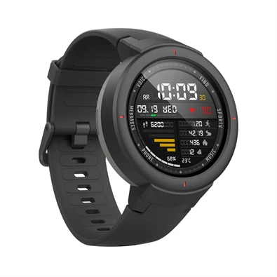 Amazfit Verge GPS-es fekete fitness okosóra