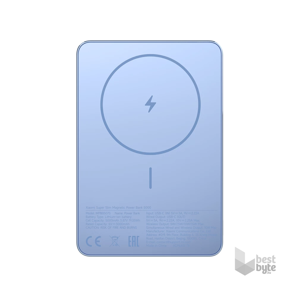 Xiaomi BHR08PNGL Super Slim Magnetic 5000mAh lila power bank