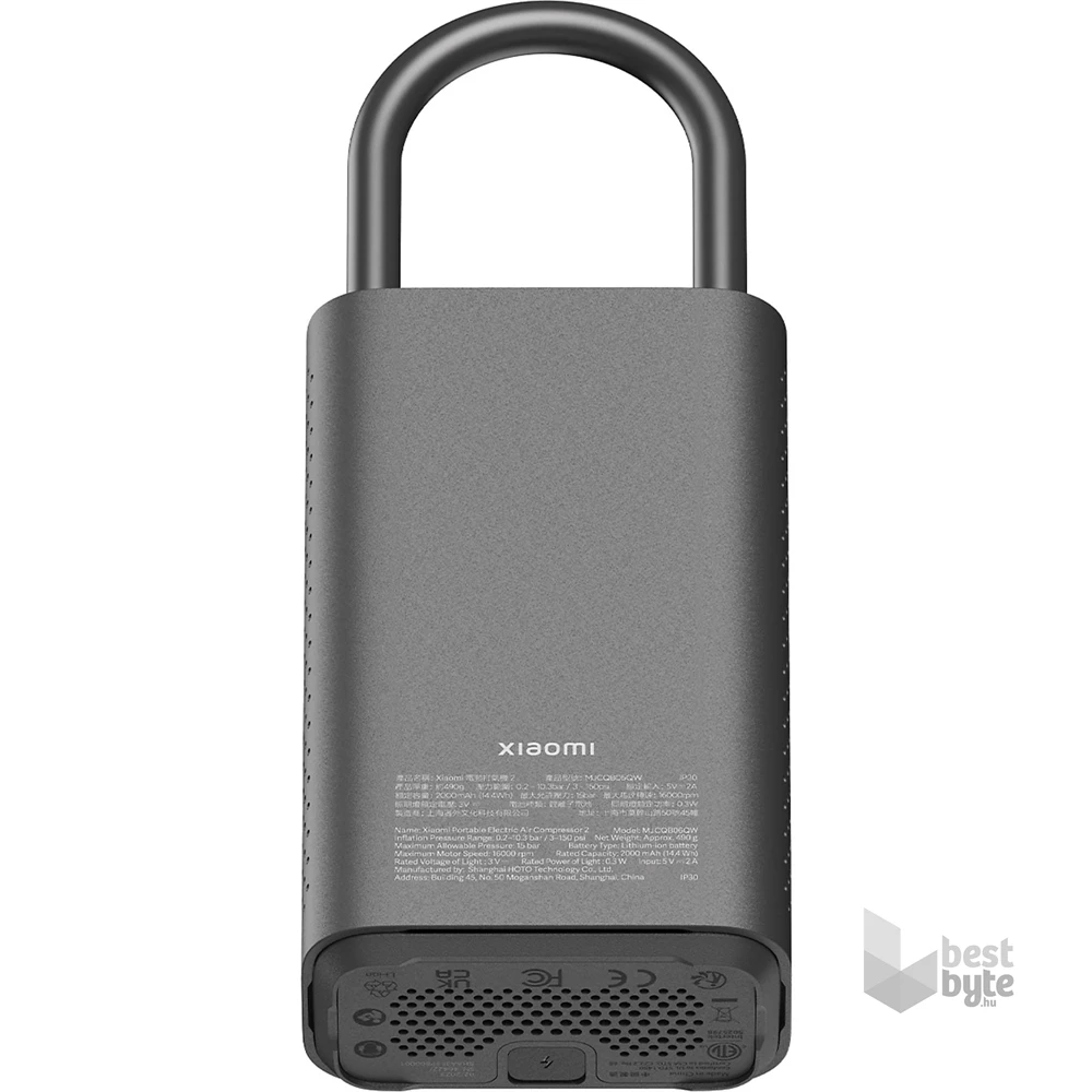 Xiaomi BHR7112GL Portable Electric Air Compressor 2 hordozható pumpa