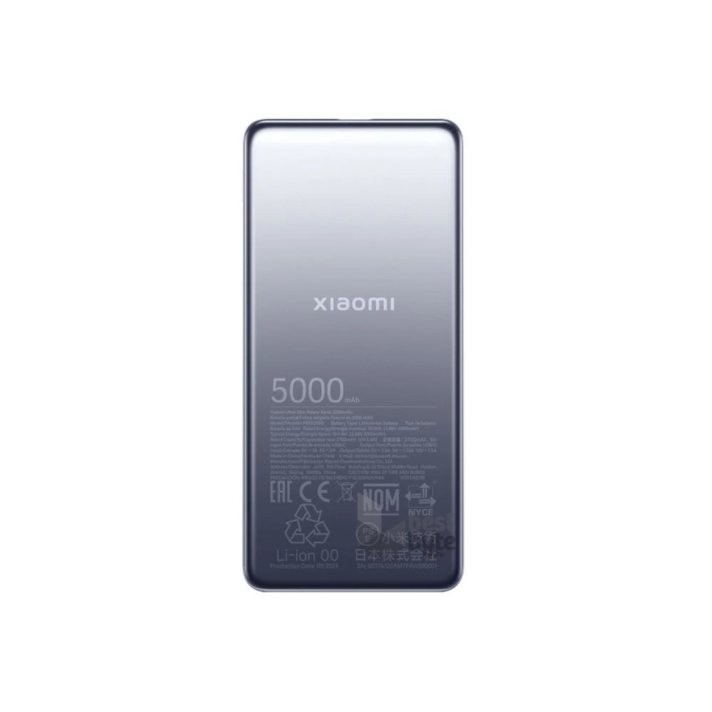 Xiaomi Bank Ultra Slim Bank 5000mAh GL power bank
