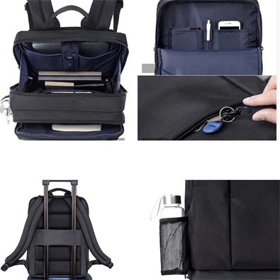 Xiaomi Mi Business Backpack 15,6" fekete notebook hátizsák