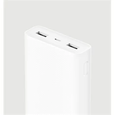 Xiaomi Mi Power Bank 2C QuickCharge 3.0 2xUSB 20000mAh fehér power bank