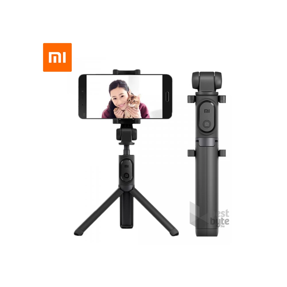 Xiaomi Mi Selfie Stick Tripod fekete Bluetooth szelfibot és állvány
