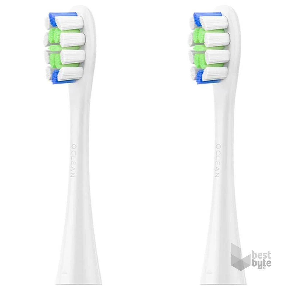 Oclean X / X PRO / Z1 / Flow / AIR / One 2db-os fehér plaque control fogkefe pótfej