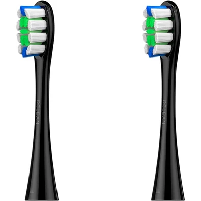Oclean X / X PRO / Z1 / Flow / AIR / One 2db-os fekete plaque control fogkefe pótfej