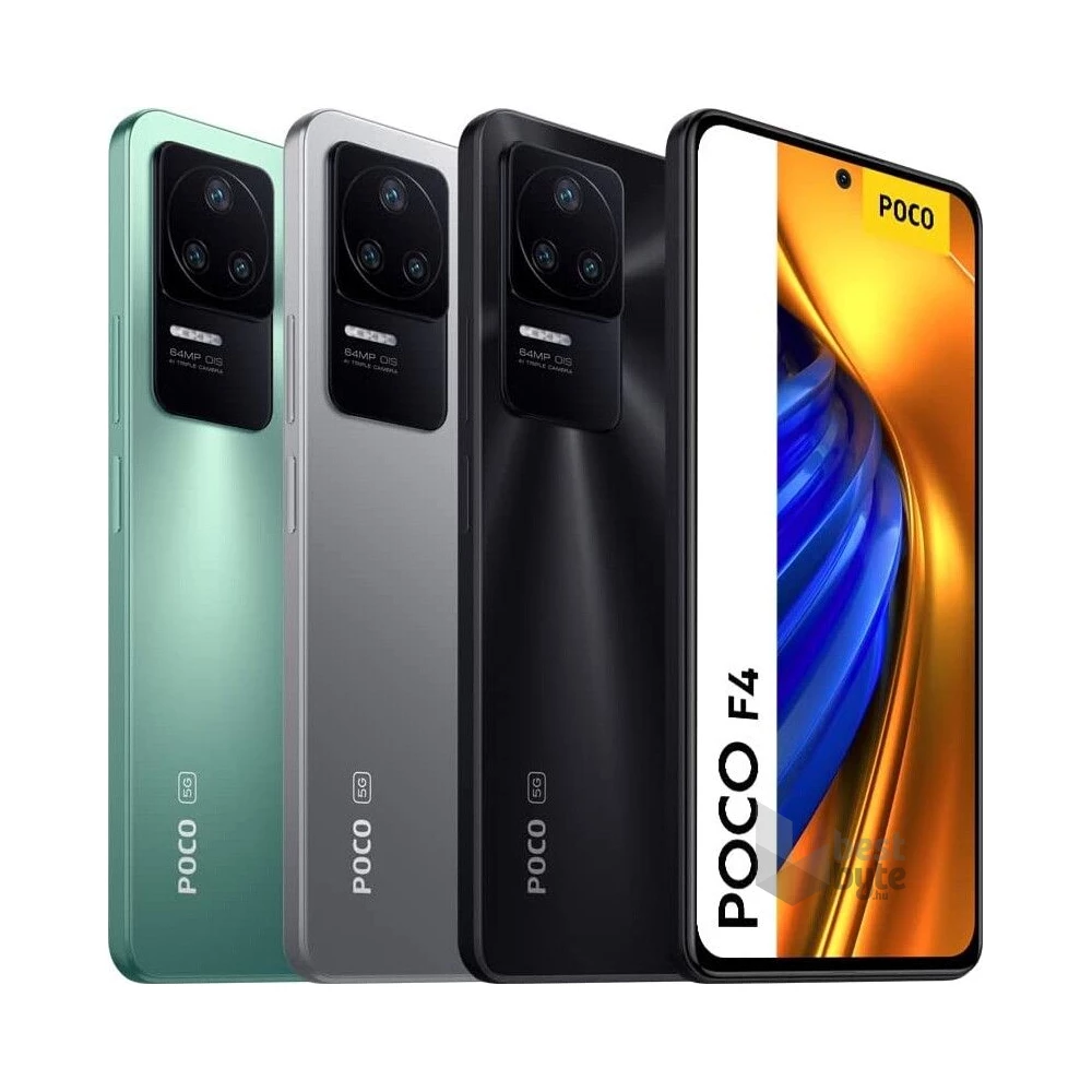 Xiaomi Poco F4 8/256GB DualSIM kártyafüggetlen okostelefon - ezüst (Android)
