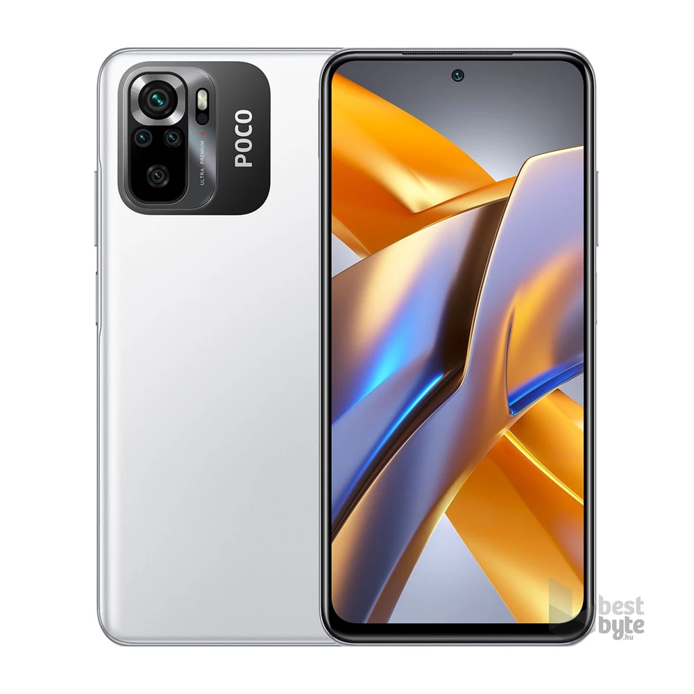 Xiaomi Poco M5s 4/128GB DualSIM kártyafüggetlen okostelefon - fehér (Android)