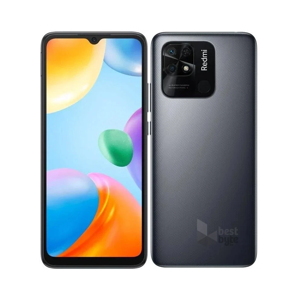 Xiaomi Redmi 10C 3/64GB DualSIM kártyafüggetlen okostelefon - szürke (Android)