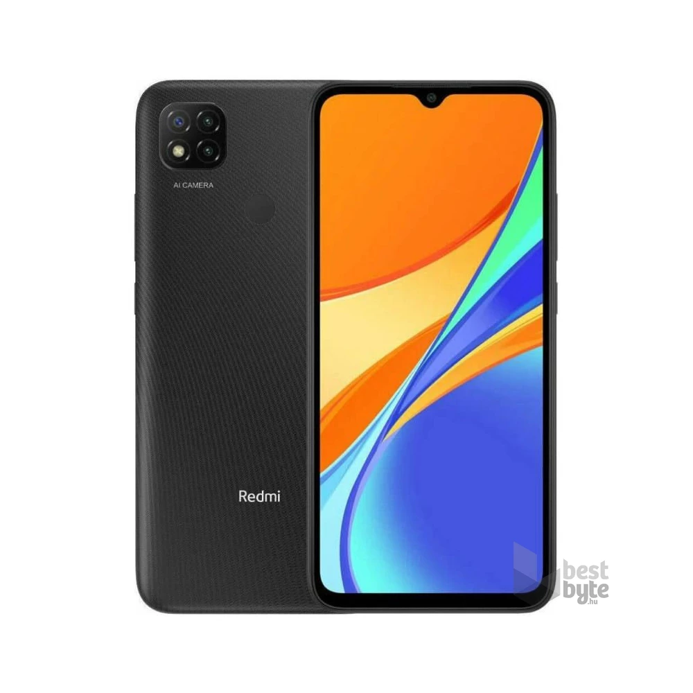 Xiaomi Redmi 9C 2/32GB DualSIM kártyafüggetlen okostelefon - szürke (Android)