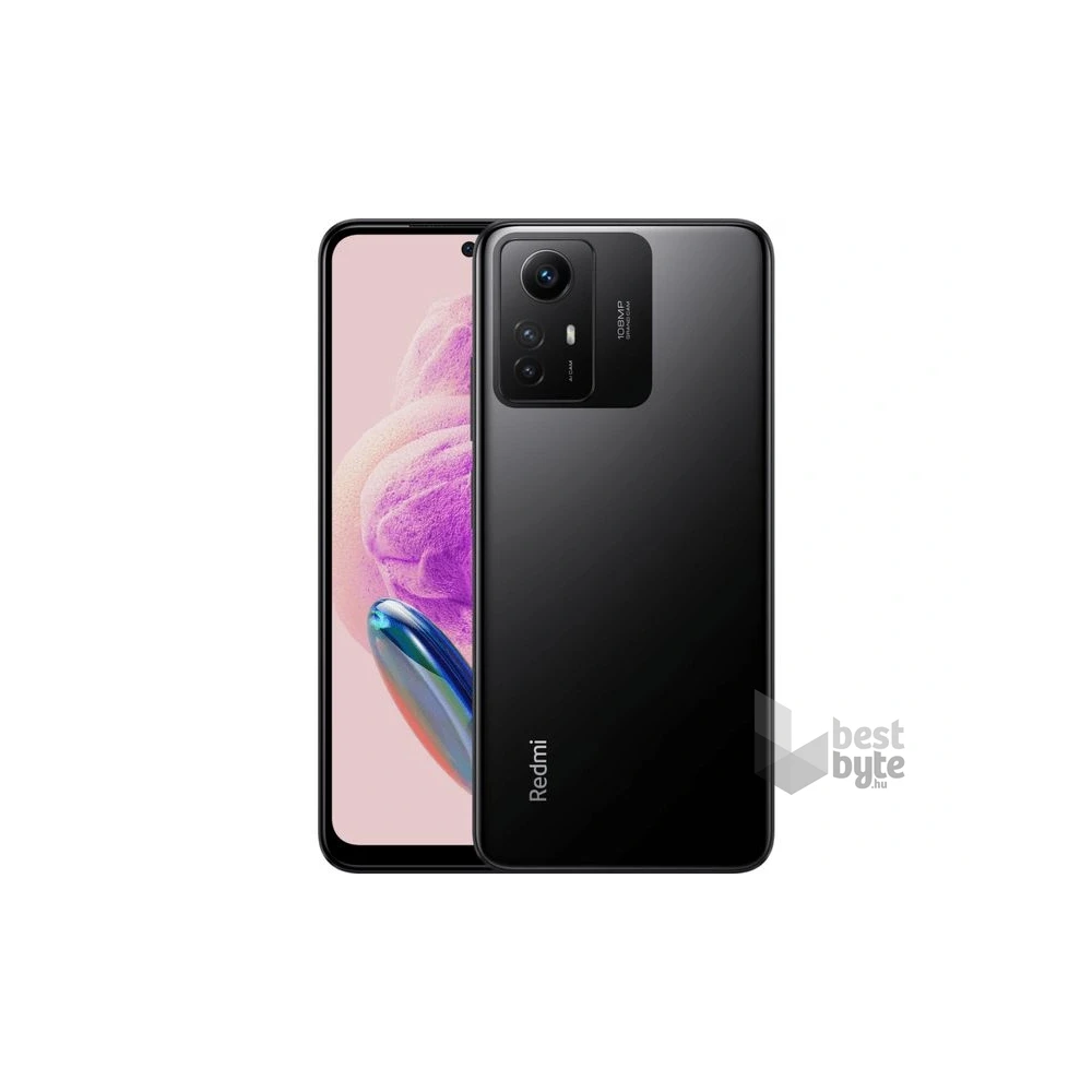 Xiaomi Redmi Note 12S 8/256GB DualSIM kártyafüggetlen okostelefon - fekete (Android)
