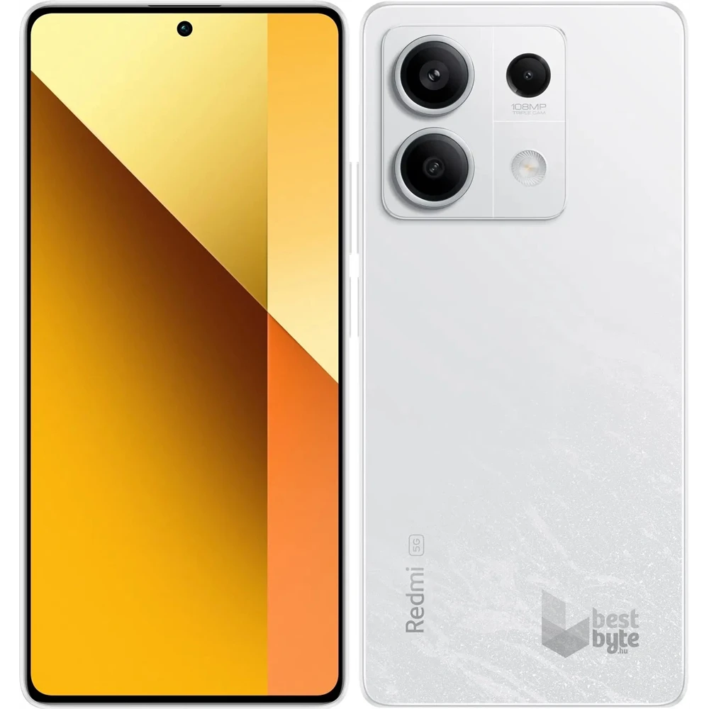 Xiaomi Redmi Note 13 5G 8/256GB DualSIM kártyafüggetlen okostelefon - fehér (Android)