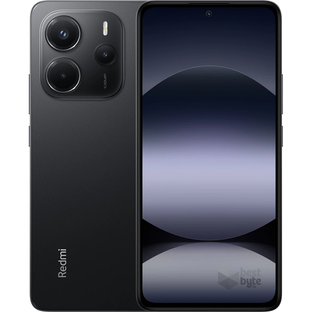 Xiaomi Redmi Note 14 6/128GB DualSIM kártyafüggetlen okostelefon - fekete (Android)