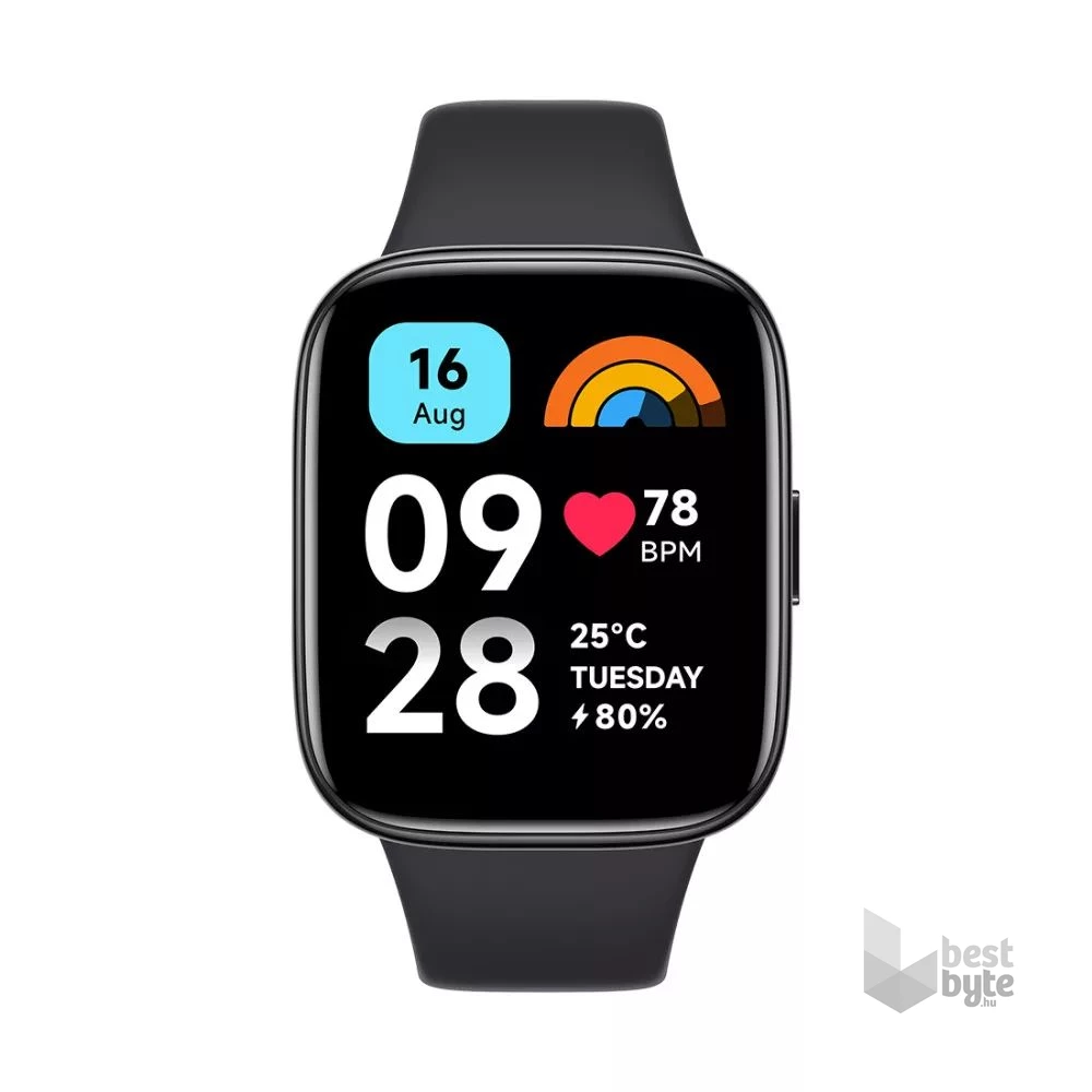 Xiaomi Redmi Watch 3 Active fekete okosóra