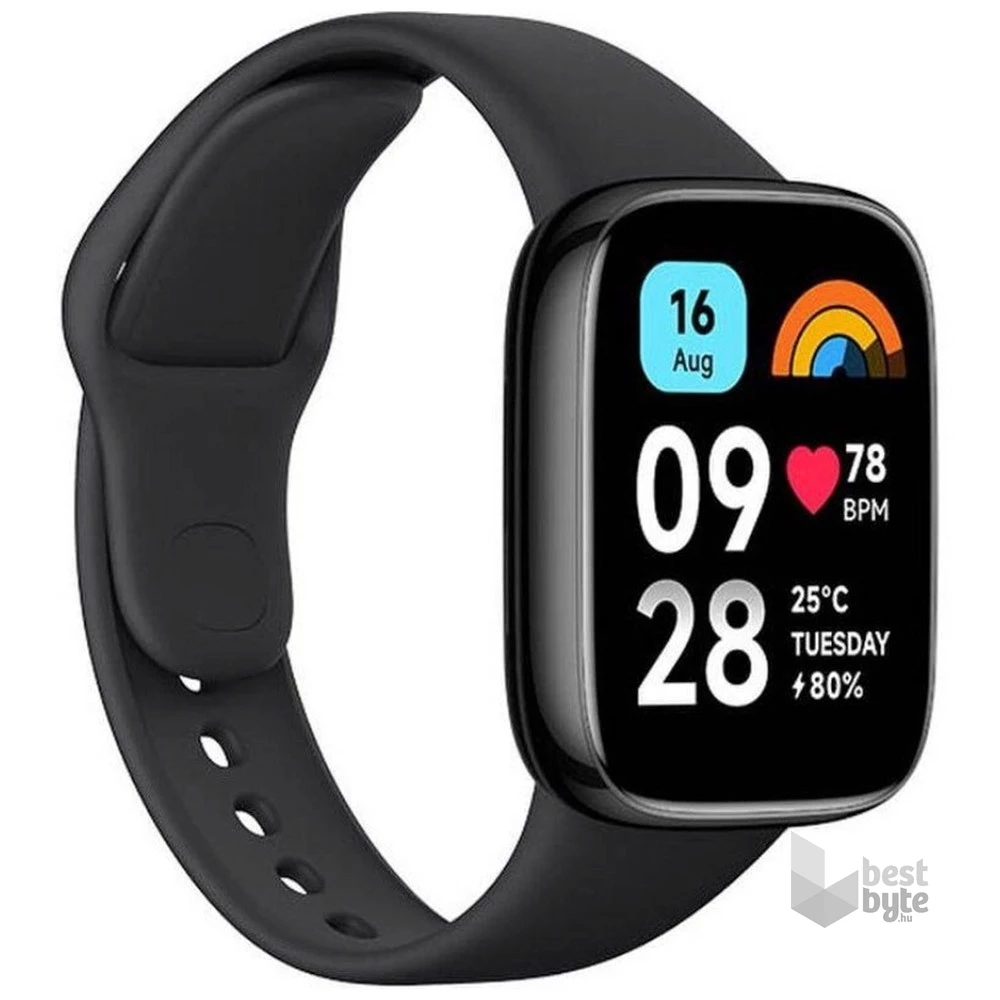 Xiaomi Redmi Watch 3 Active fekete okosóra