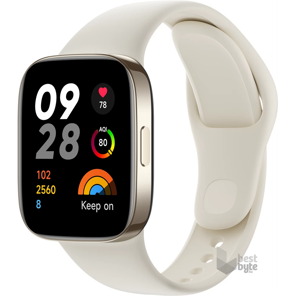 Xiaomi Redmi Watch 3 elefántcsont okosóra