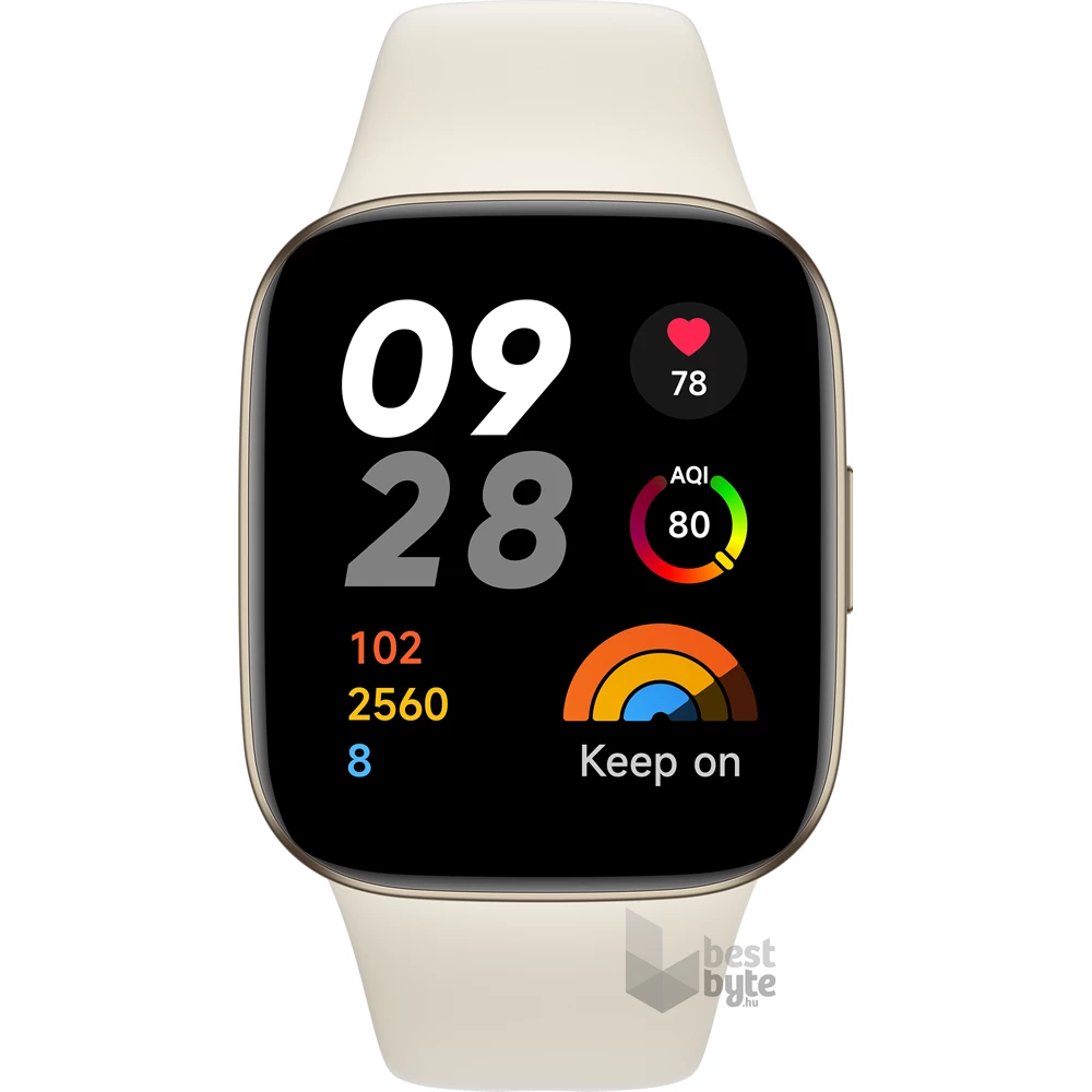 Xiaomi Redmi Watch 3 elefántcsont okosóra