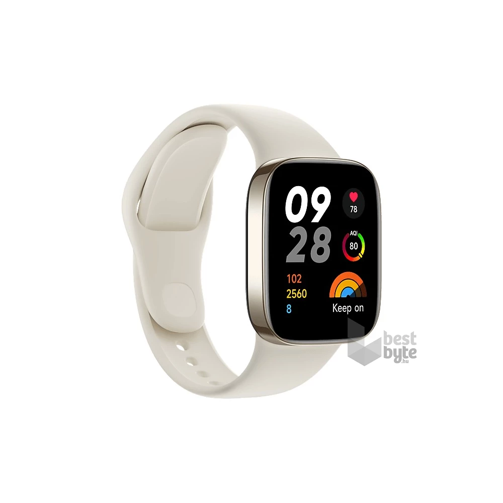 Xiaomi Redmi Watch 3 elefántcsont okosóra