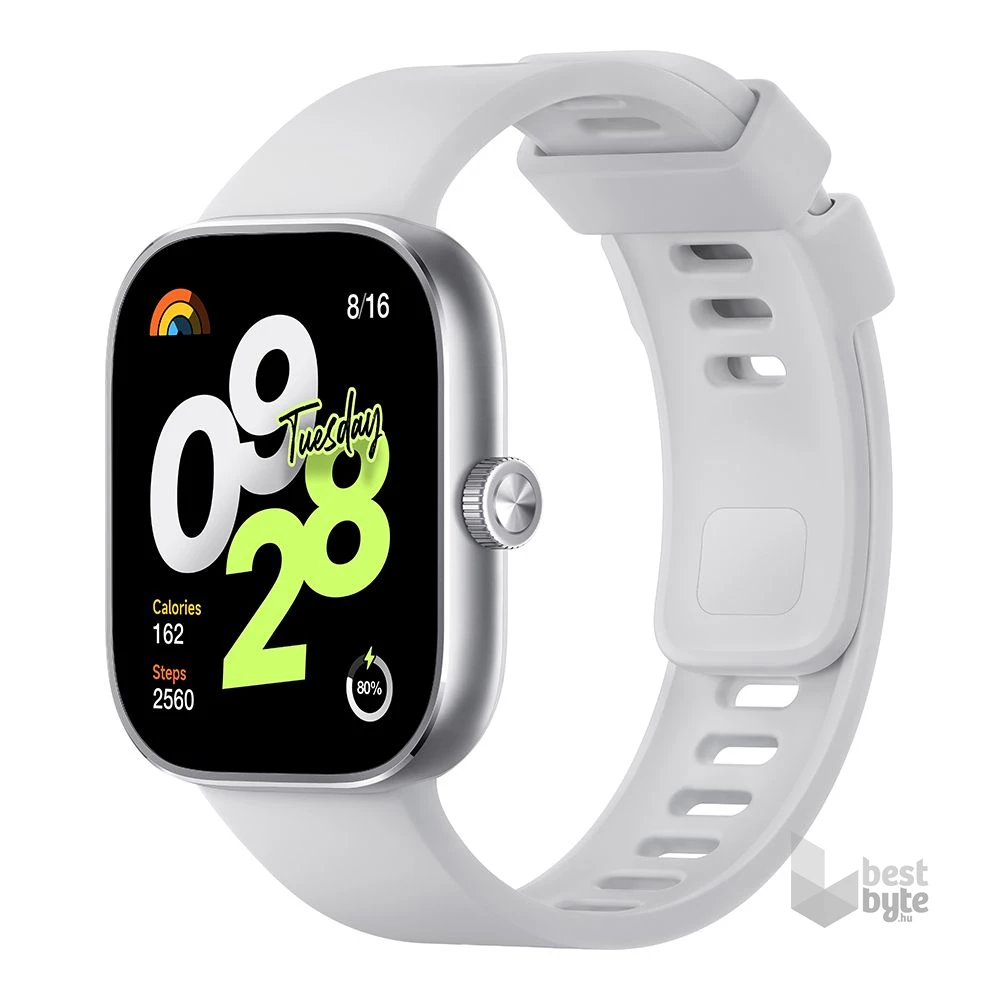 Xiaomi Redmi Watch 4 ezüst okosóra