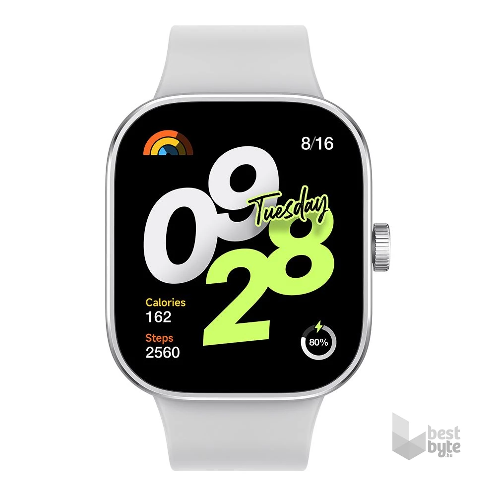 Xiaomi Redmi Watch 4 ezüst okosóra