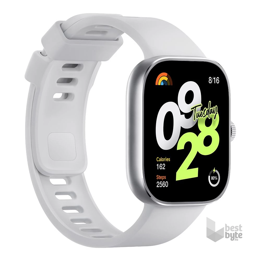 Xiaomi Redmi Watch 4 ezüst okosóra