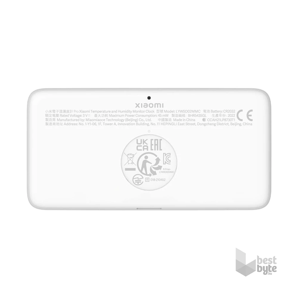Xiaomi Temperature and Humidity Monitor Clock hőmérséklet-, és páratartalom mérő