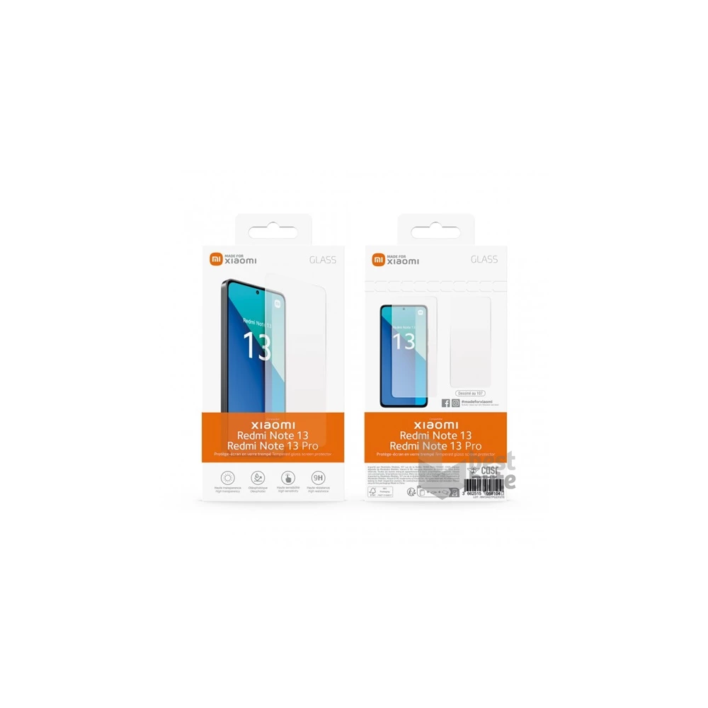 Xiaomi WIPENOTE13/PROTSP Xiaomi Redmi Note 13 Pro 4G / Redmi Note 13 4G 2.5D 9H üveg kijelzővédő