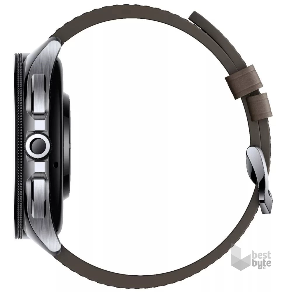 Xiaomi Watch 2 Pro 4G bőr szíjas ezüst okosóra