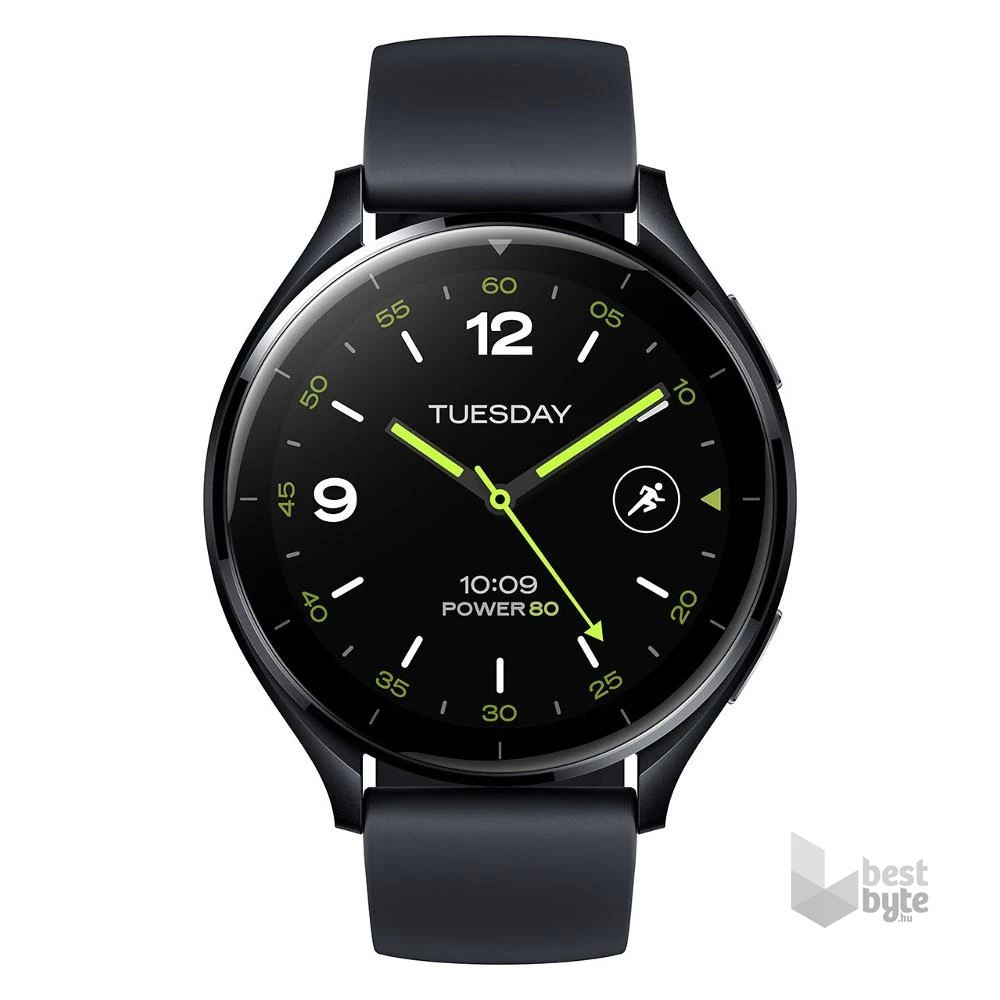 Xiaomi Watch 2 TPU szíjas fekete okosóra