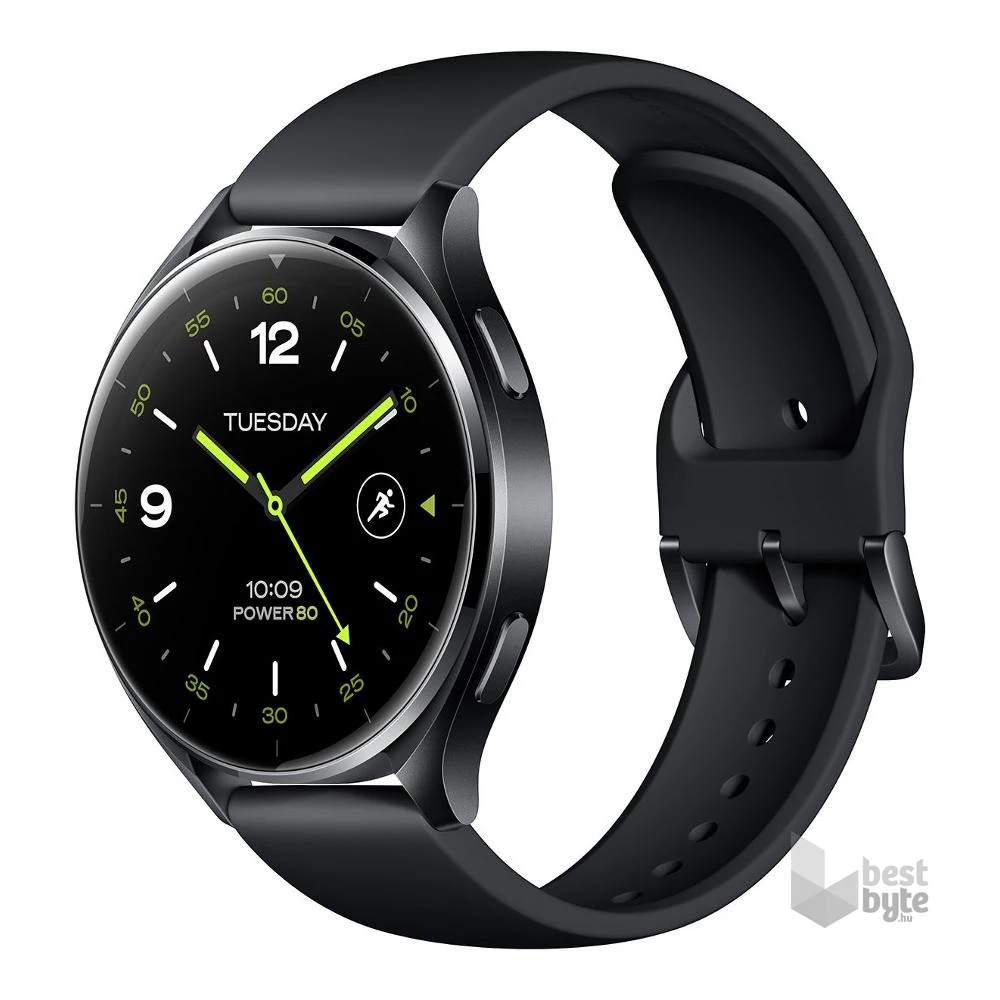 Xiaomi Watch 2 TPU szíjas fekete okosóra