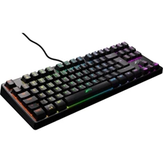 Xtrfy K4 TKL RGB USB angol gaming Kailh Red billentyűzet fekete