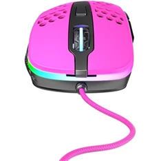 Xtrfy M4 RGB optikai USB gaming egér rózsaszín