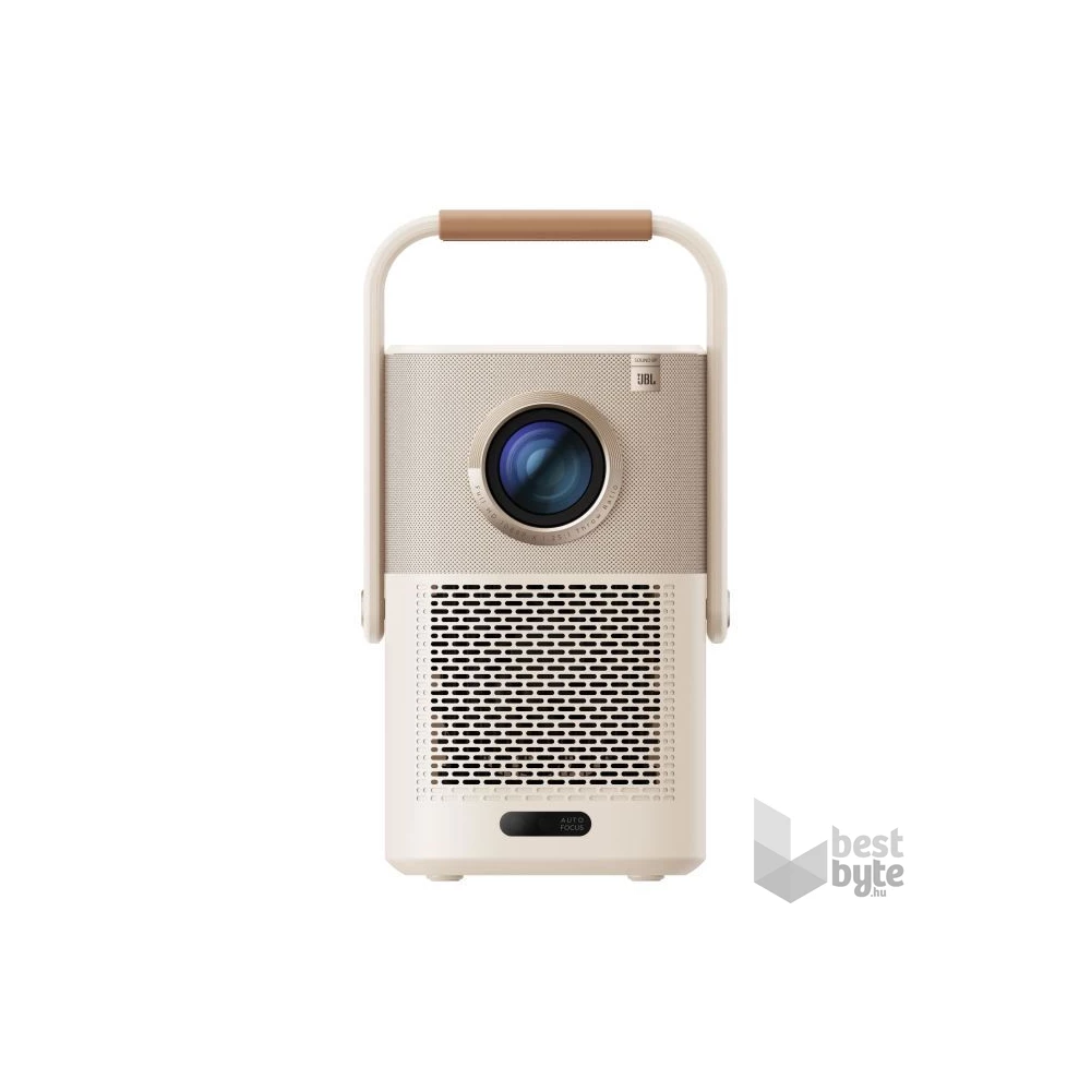YABER T2 Plus 1080P 450L bézs hordozható beépített akkumulátoros projektor