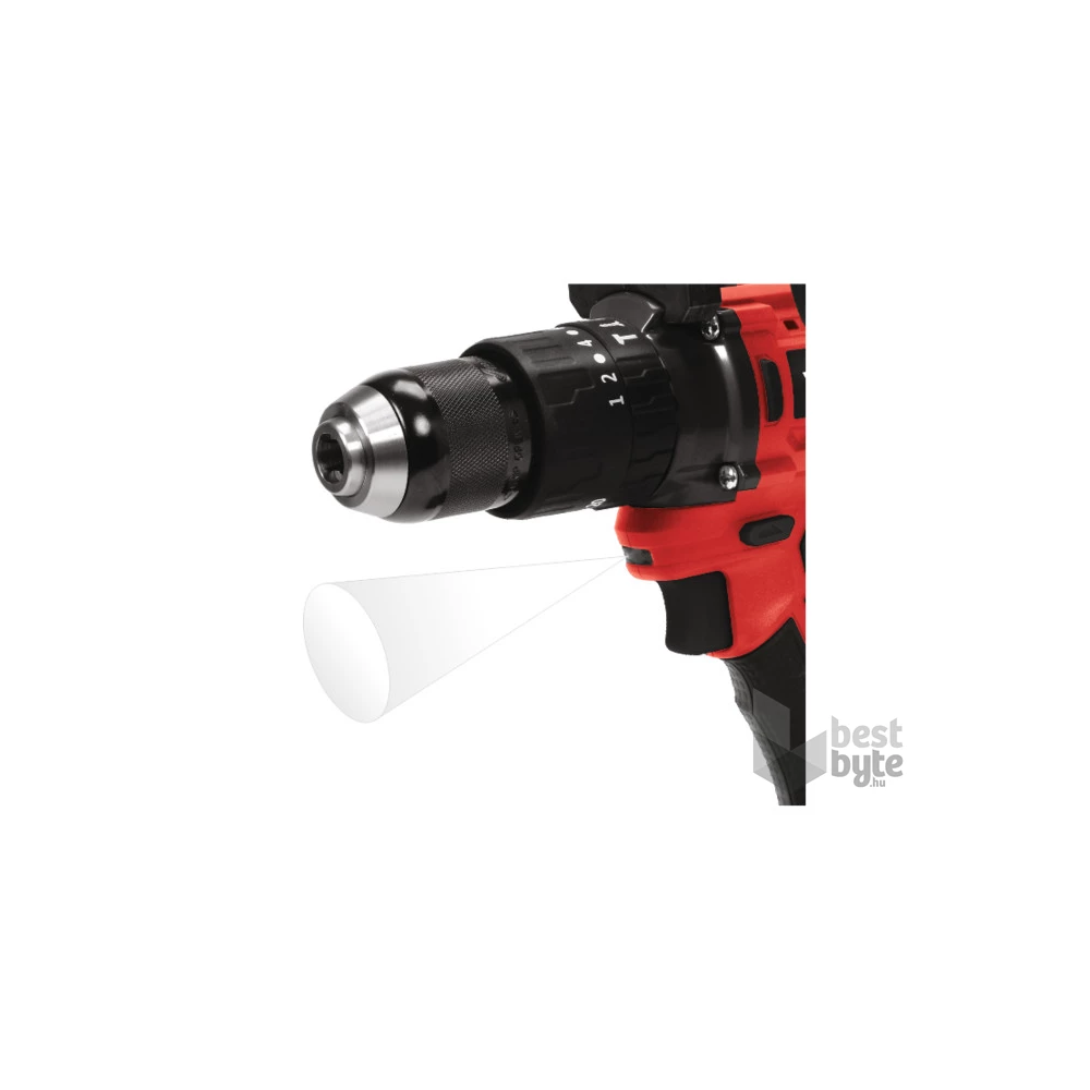 YATO Akkus ütvefúró-csavarozó 75 Nm szénkefe nélküli 18 V Li-Ion (2 x 3 Ah akku