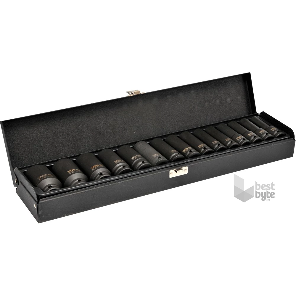 YATO Dugókulcs készlet gépi 1/2 col 15 részes hosszú 10-32 mm