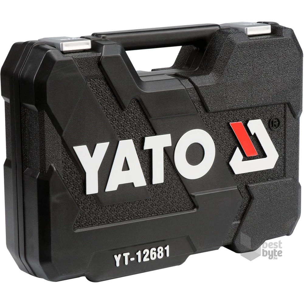 YATO Dugókulcs klt. 94 részes 1/2 col: 10-32 mm, 1/4 col: 4-14 mm CrV