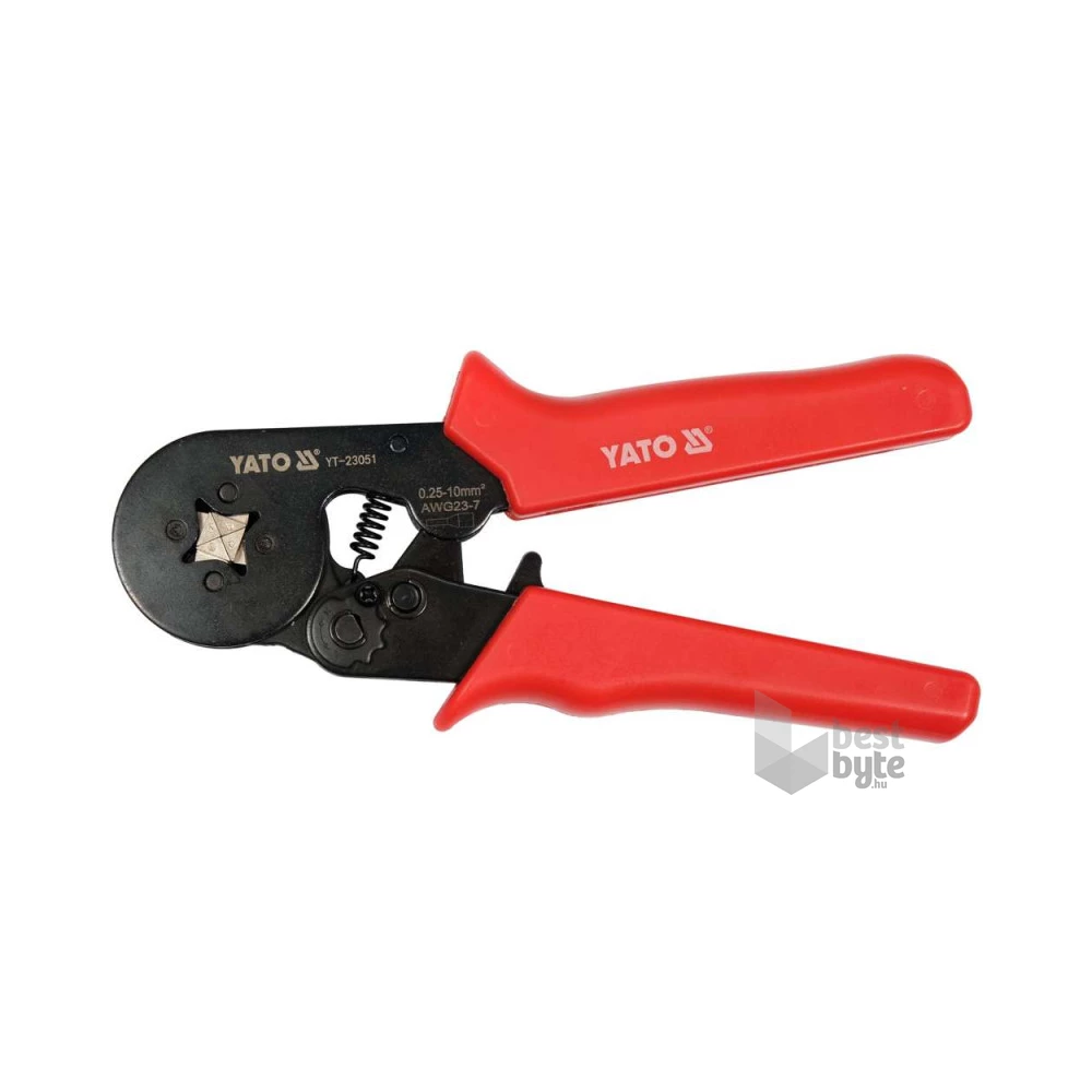 YATO Krimpelő fogó 0,25-10 mm2 175 mm