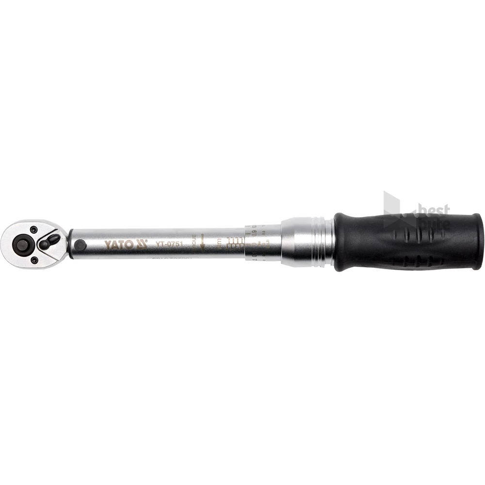 YATO Nyomatékkulcs 1/4 col 2-10 Nm CrV