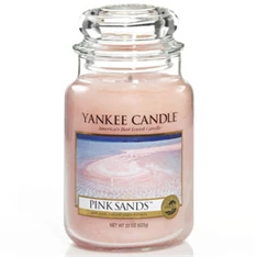 Yankee Candle Pink Sands nagy üveggyertya