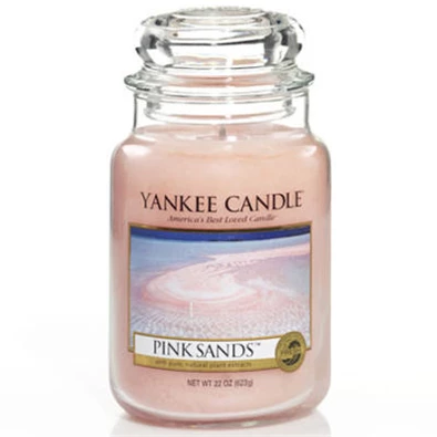 Yankee Candle Pink Sands nagy üveggyertya