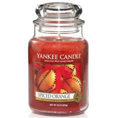 Yankee Candle Spiced Orange nagy üveggyertya