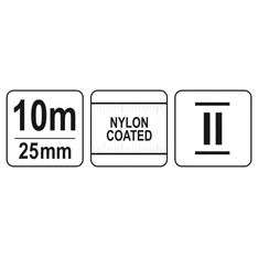 Yato mérőszalag 10m x 25mm